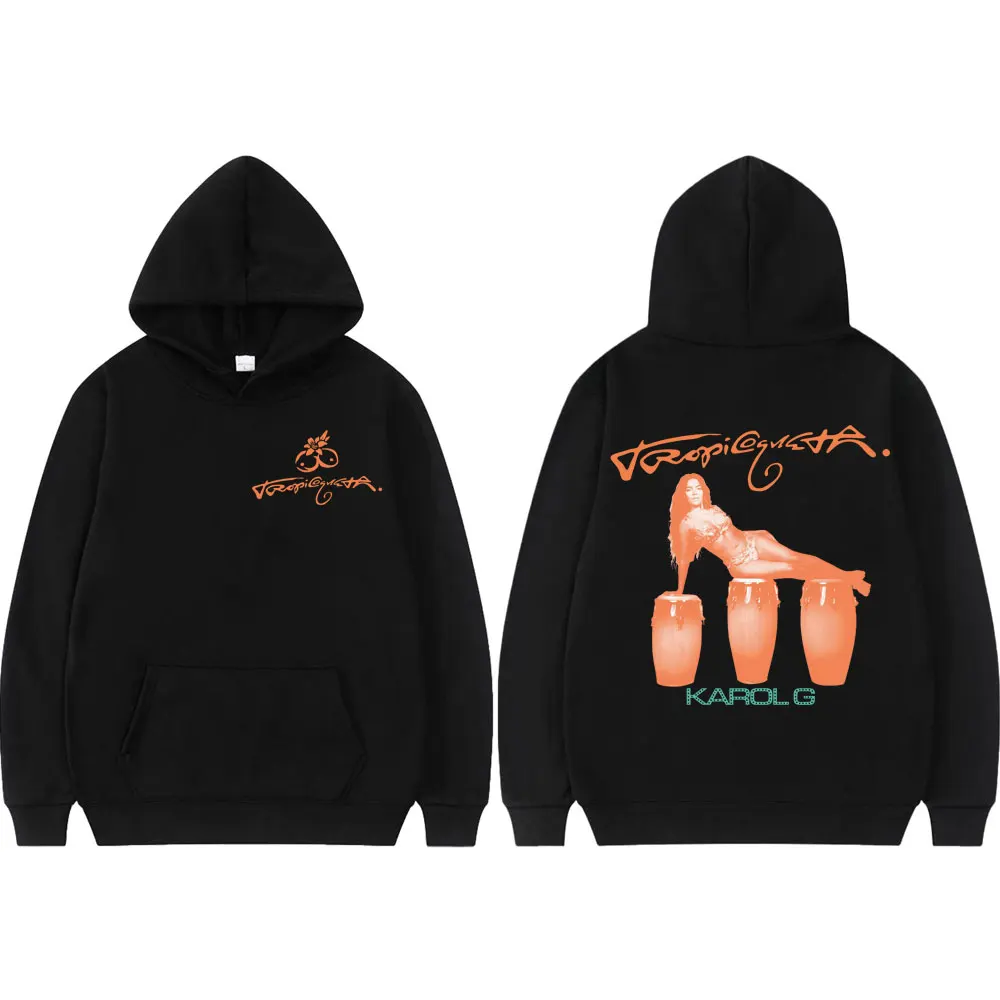 Singer Karol G Graphic Hoodie 2025 New Album Tropicoqueta Merch Hooded Sweatshirts Men Women Clothing Hip Hop Fashion Pullovers
Singer Karol G Graphic Hoodie 2025 New Album Tropicoqueta Merch Hooded Sweatshirts Men Women Clothing Hip Hop Fashion Pullovers