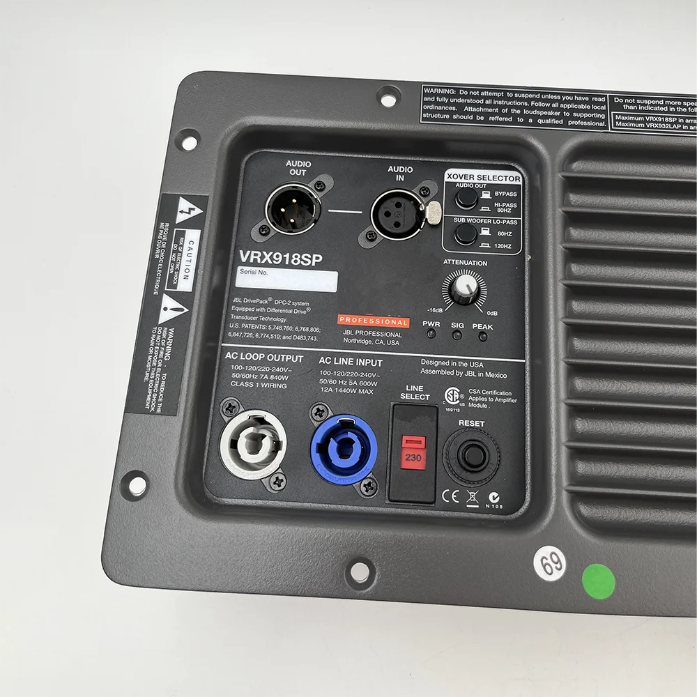 VRX918SP Active Speaker Amplifier Module
VRX918SP Active Speaker Amplifier Module