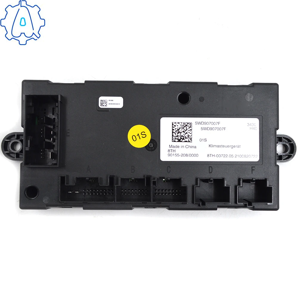 Блок управления кондиционированием воздуха для VW Golf 8 MK8 5WD 907 007 F 5WD907007F
Блок управления кондиционированием воздуха для VW Golf 8 MK8 5WD 907 007 F 5WD907007F