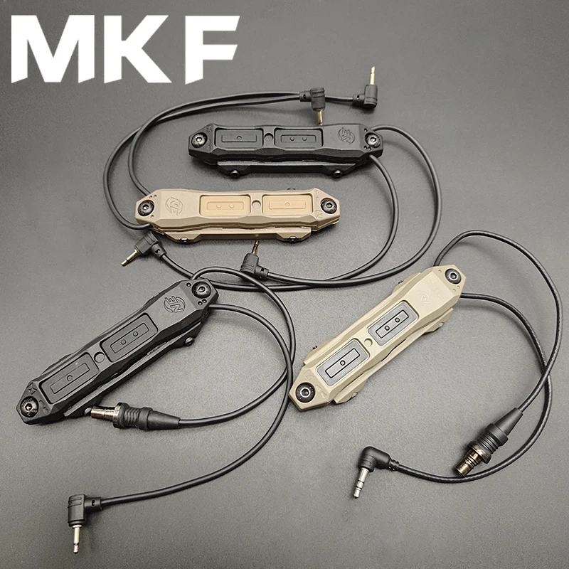 Tactical Augmented Remote Dual Function Switch SF/2.5/3.5mm Plug For PEQ 15 DBAL-A2 M300 M600 Scout Light Double Switch Button
Tactical Augmented Remote Dual Function Switch SF/2.5/3.5mm Plug For PEQ 15 DBAL-A2 M300 M600 Scout Light Double Switch Button