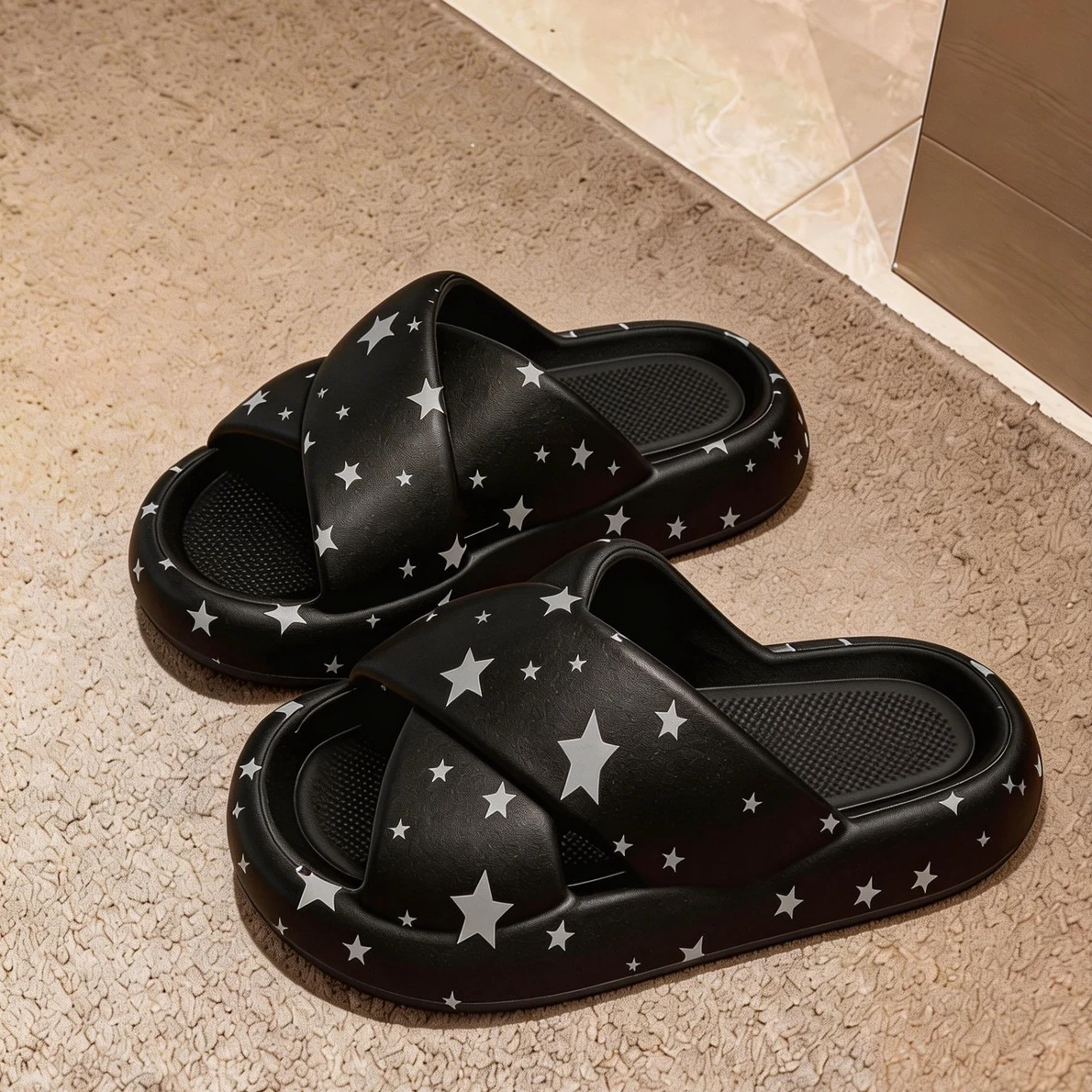 2026 New Star Printed Cross Slippers American Spicy Girl Indoor Thick Bottom Casual Non Slip Sandals Korean Ins Outdoor Slippers
2026 New Star Printed Cross Slippers American Spicy Girl Indoor Thick Bottom Casual Non Slip Sandals Korean Ins Outdoor Slippers