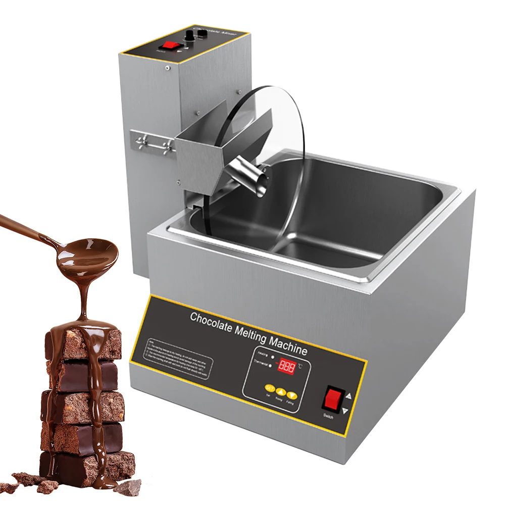 Automatic Chocolate Melting Machine Digital Temp Control with Auto Stirring for Bakery Fondue Candy Making
Automatic Chocolate Melting Machine Digital Temp Control with Auto Stirring for Bakery Fondue Candy Making