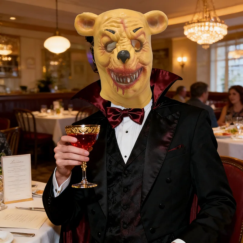 Маска для взрослых «Кровавый медведь-монстр» - латексная маска с головой медведя на Хэллоуин, реквизит для карнавальной вечеринки с забавными животными
Маска для взрослых «Кровавый медведь-монстр» - латексная маска с головой медведя на Хэллоуин, реквизит для карнавальной вечеринки с забавными животными