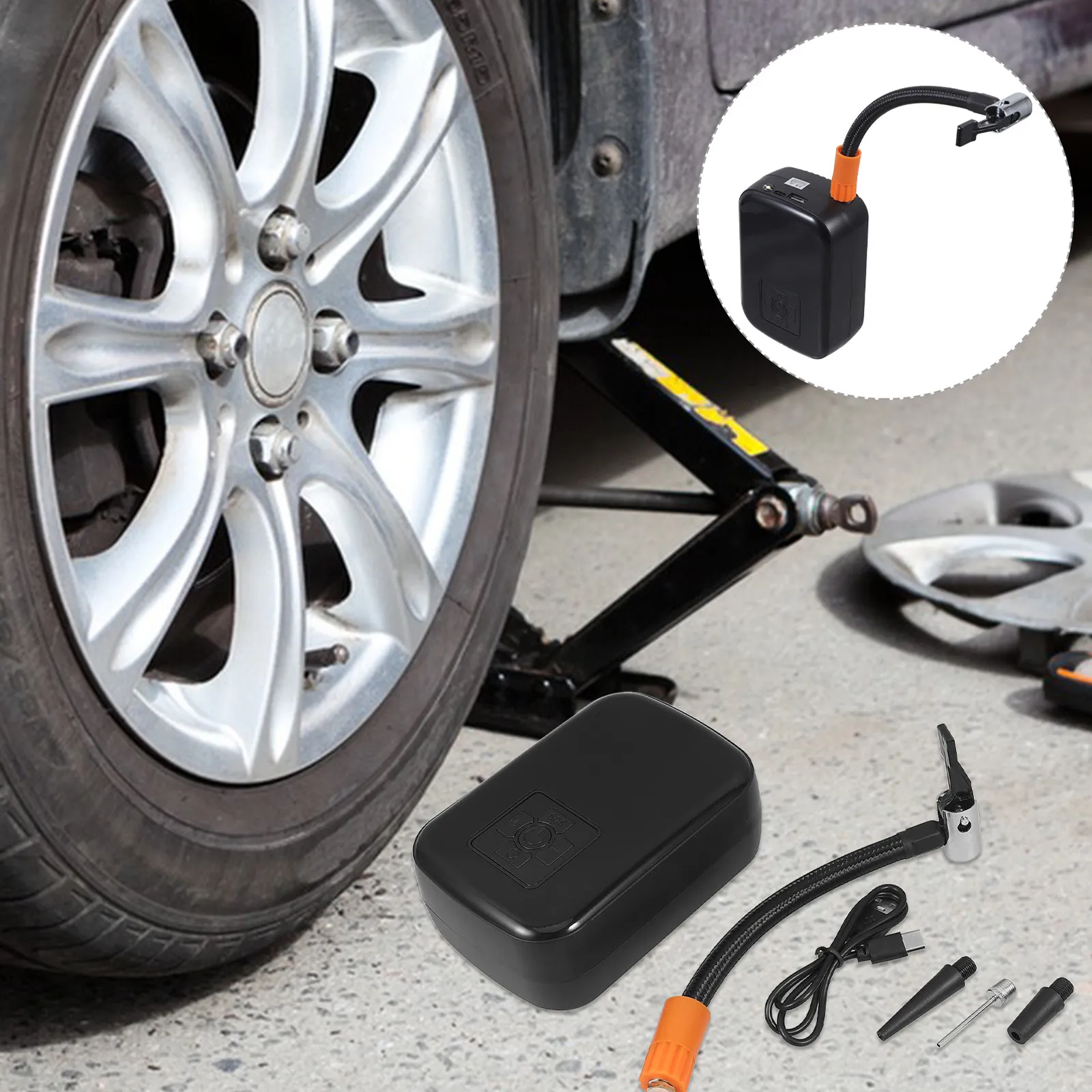 Компактный портативный компрессор для накачки шин и воздушных шаров, быстрое и эффективное накачивание, беспроводной электрический воздушный компрессор (1 шт.)
Компактный портативный компрессор для накачки шин и воздушных шаров, быстрое и эффективное накачивание, беспроводной электрический воздушный компрессор (1 шт.)