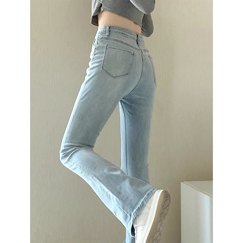 High Waist Elastic plus Size Women's Jeans Straight Leg Loose Slimming Wide Leg Floor-Length Pants Spring New Style
High Waist Elastic plus Size Women's Jeans Straight Leg Loose Slimming Wide Leg Floor-Length Pants Spring New Style