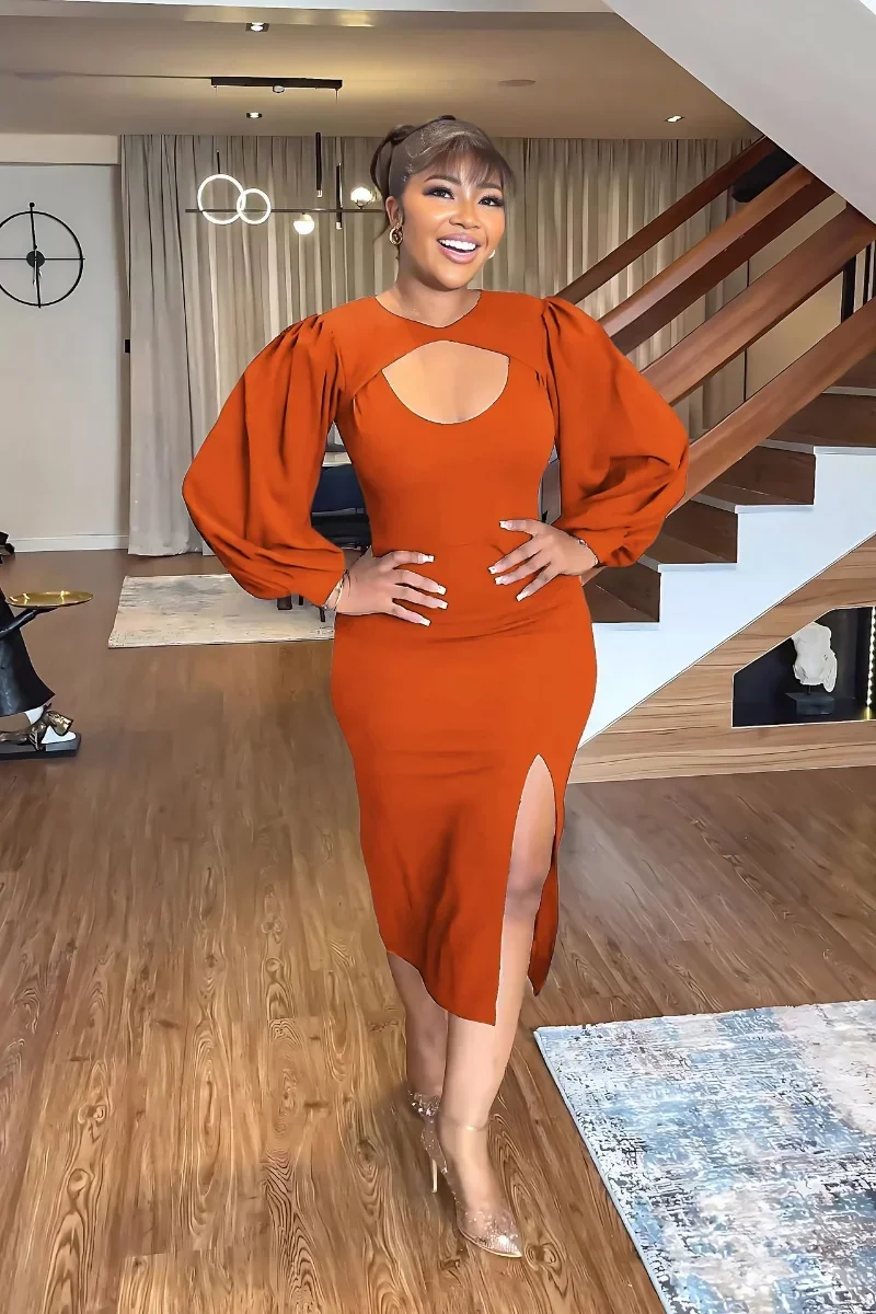 KEXU Long Sleeve Draped Shoulder Bodycon Midi High Side Split Dress 2024 Sexy Party Evening Street Vestidos Women Dresses
KEXU Long Sleeve Draped Shoulder Bodycon Midi High Side Split Dress 2024 Sexy Party Evening Street Vestidos Women Dresses