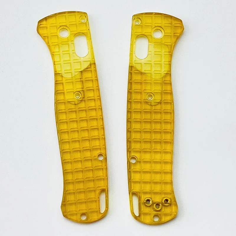 3 Patterns Custom Made Transparent Ultem PEI Grip Handle Scales For Genuine Benchmade Bugout 535 Knives DIY Making Accessories
3 Patterns Custom Made Transparent Ultem PEI Grip Handle Scales For Genuine Benchmade Bugout 535 Knives DIY Making Accessories