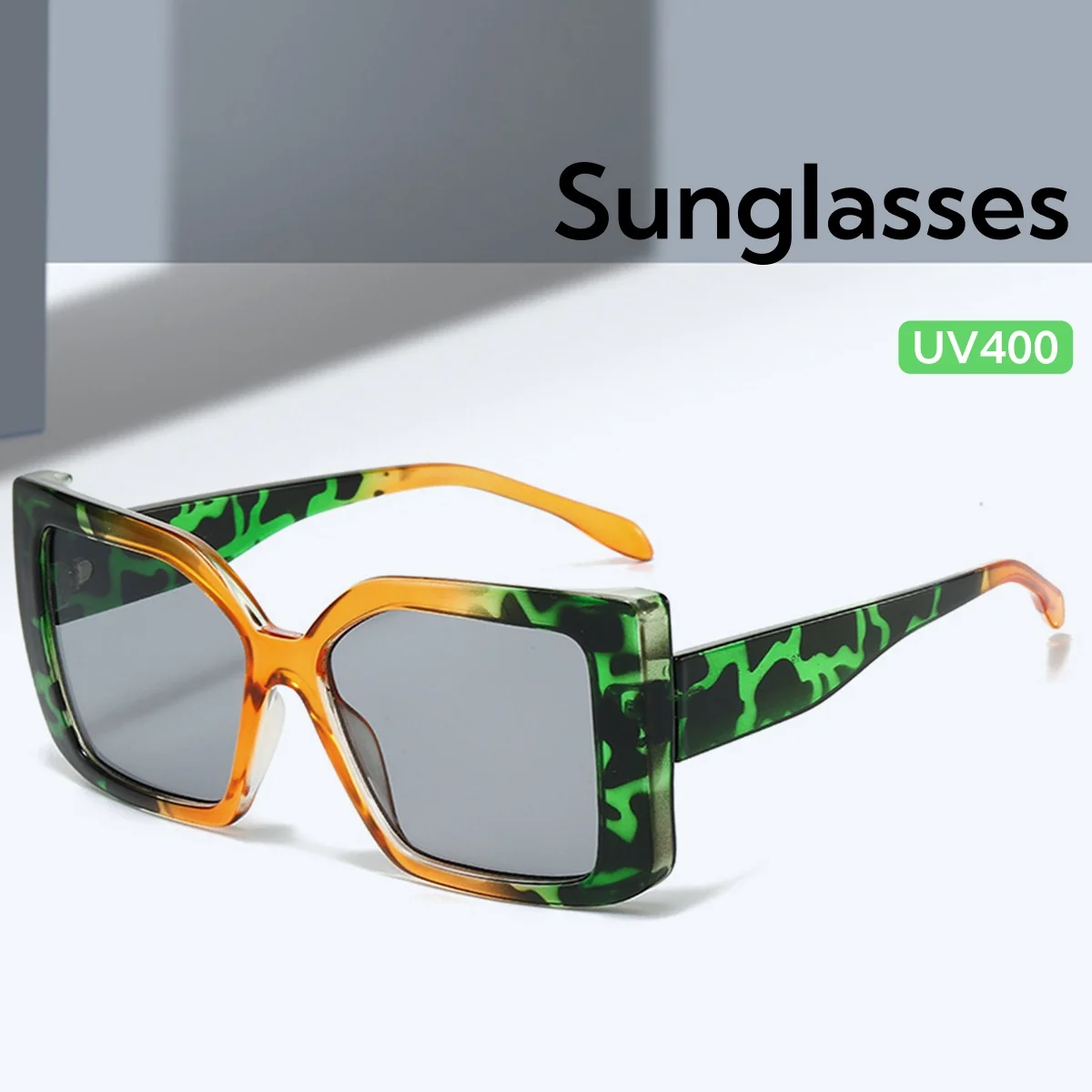 New Fashion Large Frame Sunglasses Color Blocked Glasses UV400 Shades Eyewear Unisex Model Outdoor Beach Driving Travel Glasses
New Fashion Large Frame Sunglasses Color Blocked Glasses UV400 Shades Eyewear Unisex Model Outdoor Beach Driving Travel Glasses