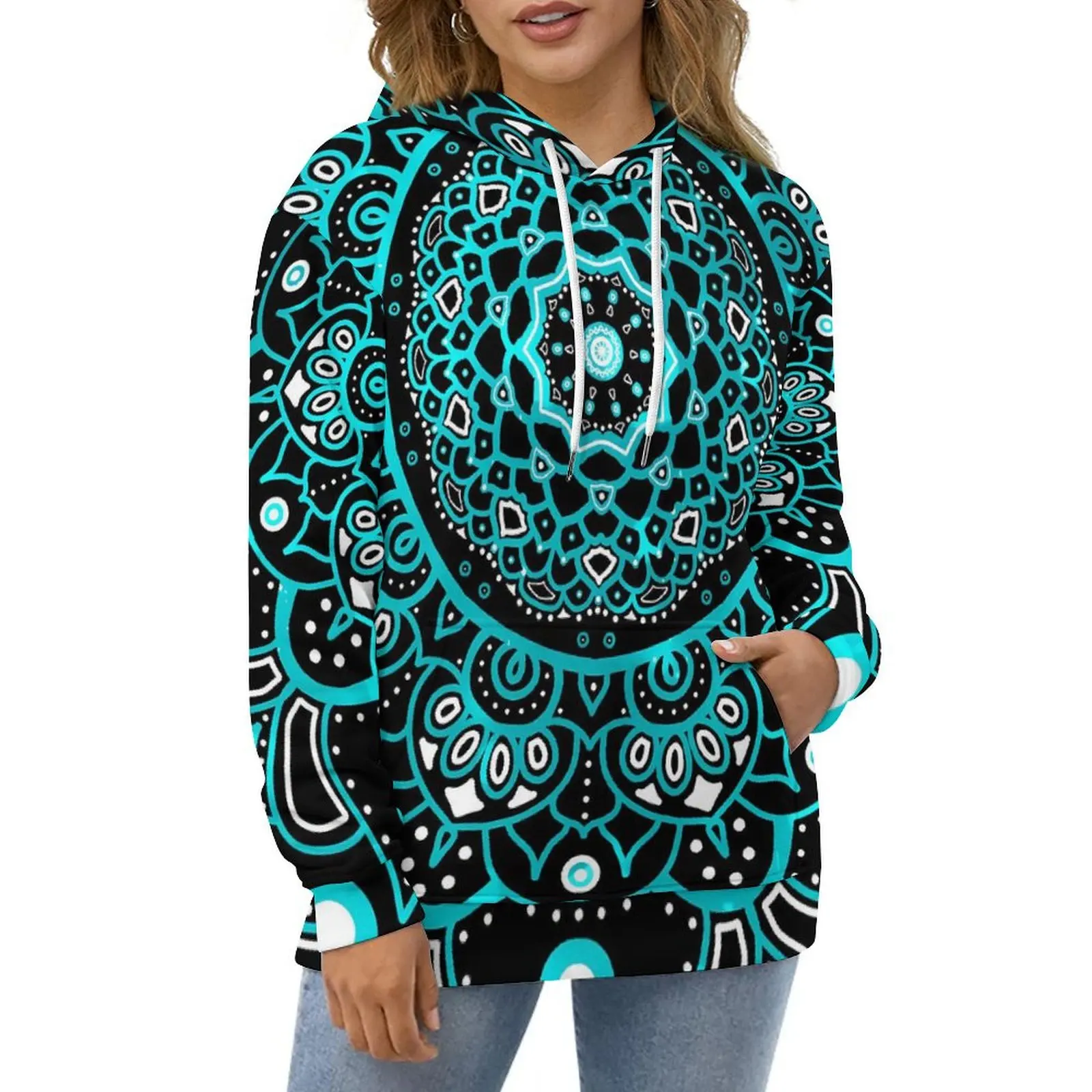 Blue White Mandala Casual Hoodies Retro Floral Print Y2k Graphic Loose Hoodie Spring Long Sleeve Harajuku Oversized Sweatshirts
Blue White Mandala Casual Hoodies Retro Floral Print Y2k Graphic Loose Hoodie Spring Long Sleeve Harajuku Oversized Sweatshirts