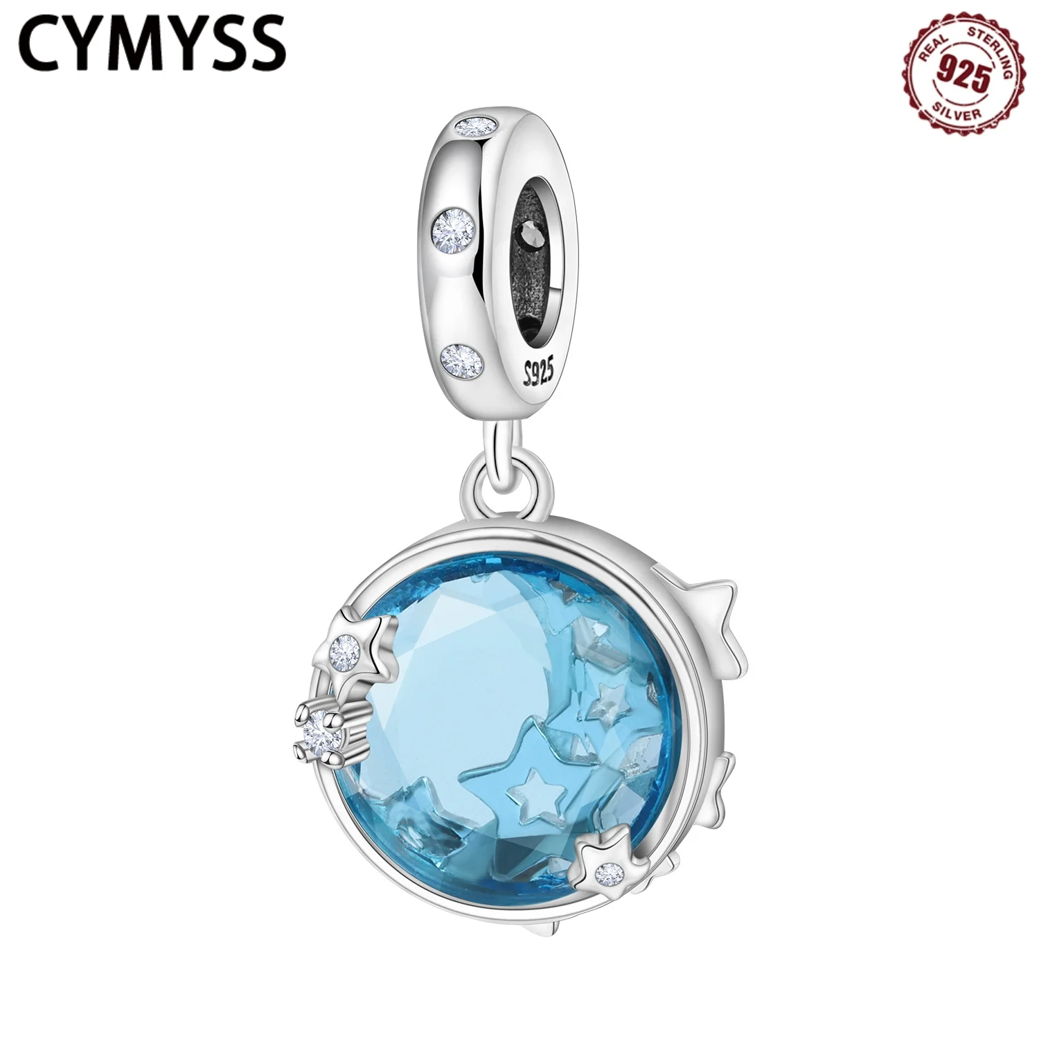 CYMYSS 2025 New 925 Sterling Silver Blue Star Moon Zircon Pendant Boutique Wedding Birthday Party Jewelry Gift Women Pendant
CYMYSS 2025 New 925 Sterling Silver Blue Star Moon Zircon Pendant Boutique Wedding Birthday Party Jewelry Gift Women Pendant