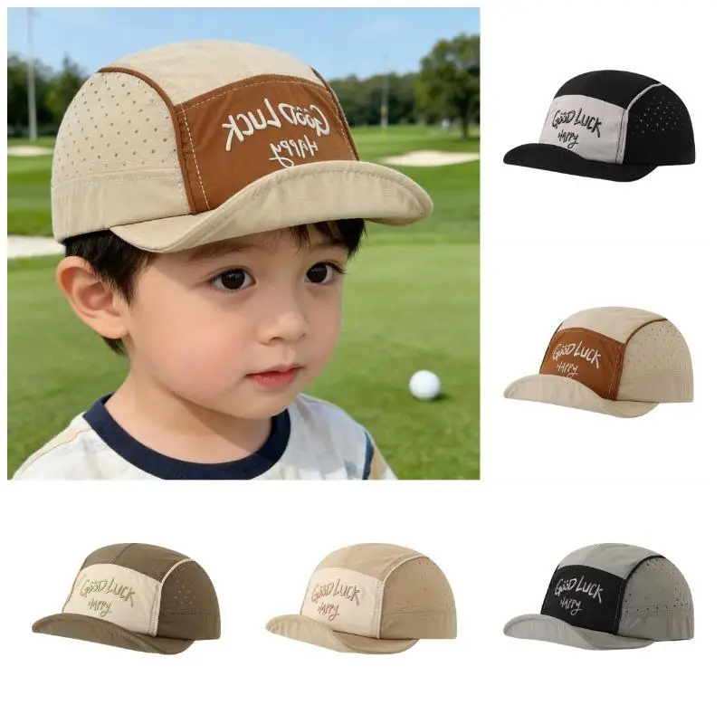 Children's Summer Soft-Brimmed Color-Blocked Baseball Cap Korean Style Quick-Dry Breathable Sun Protection Hat for Boys Girls
Children's Summer Soft-Brimmed Color-Blocked Baseball Cap Korean Style Quick-Dry Breathable Sun Protection Hat for Boys Girls