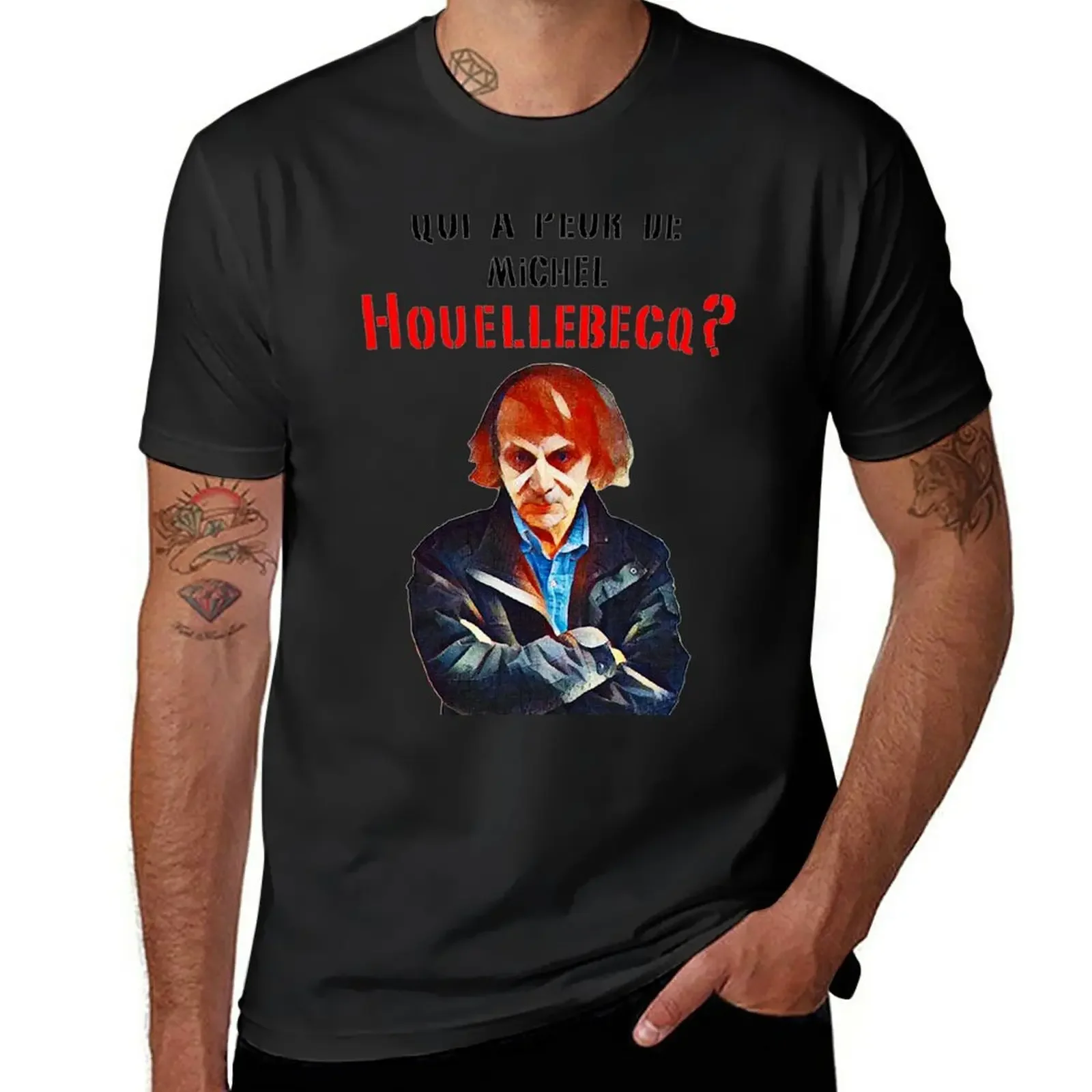 New Who's afraid of Michel Houellebecq T-Shirt graphic t shirts animal prinfor boys essential t shirt clothes for men
New Who's afraid of Michel Houellebecq T-Shirt graphic t shirts animal prinfor boys essential t shirt clothes for men