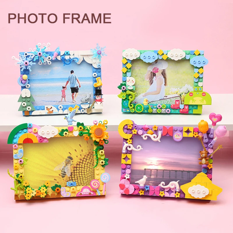 Creative Sunflower Photo Frame Building Blocks Star Picture DIY Articles Craft Decorations Assemble Bricks Toys Gifts For Kids
Creative Sunflower Photo Frame Building Blocks Star Picture DIY Articles Craft Decorations Assemble Bricks Toys Gifts For Kids