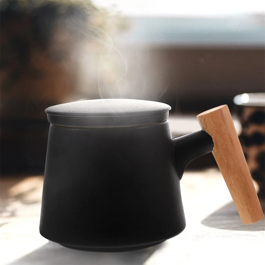 1Set Ceramic Tea Infuser Cup with Wooden Handle Lid Filter Multi-Functional Tea Mug for Coffee Water Drinking Coffee Mug
1Set Ceramic Tea Infuser Cup with Wooden Handle Lid Filter Multi-Functional Tea Mug for Coffee Water Drinking Coffee Mug