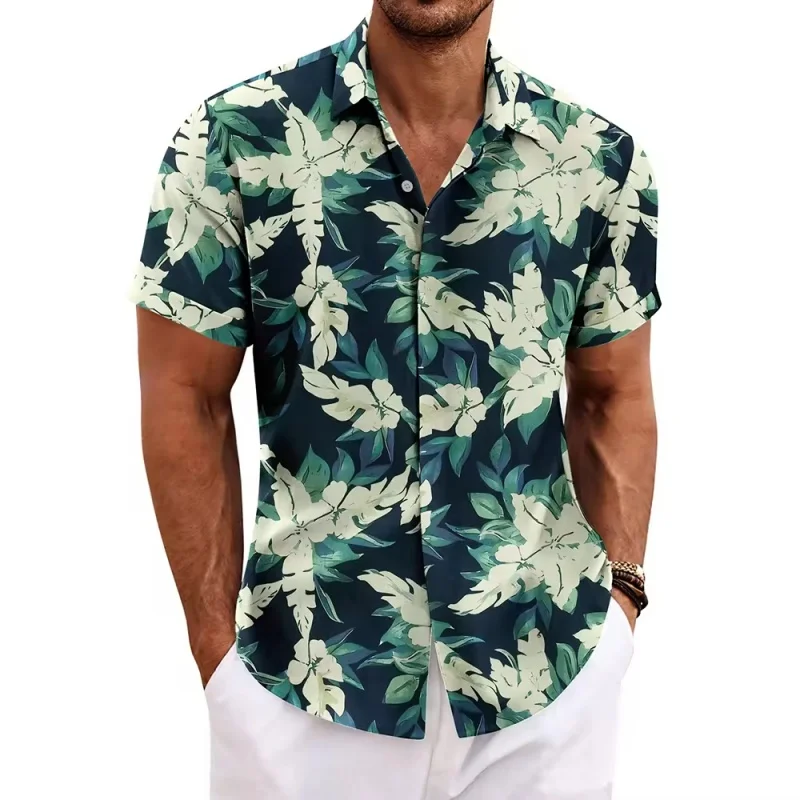 3D Printed Colorful Leaves Hawaiian Shirt For Men Fun Plants Pattern Aloha Shirts Summer Short Sleeve Tops Street Casual Blouse
3D Printed Colorful Leaves Hawaiian Shirt For Men Fun Plants Pattern Aloha Shirts Summer Short Sleeve Tops Street Casual Blouse