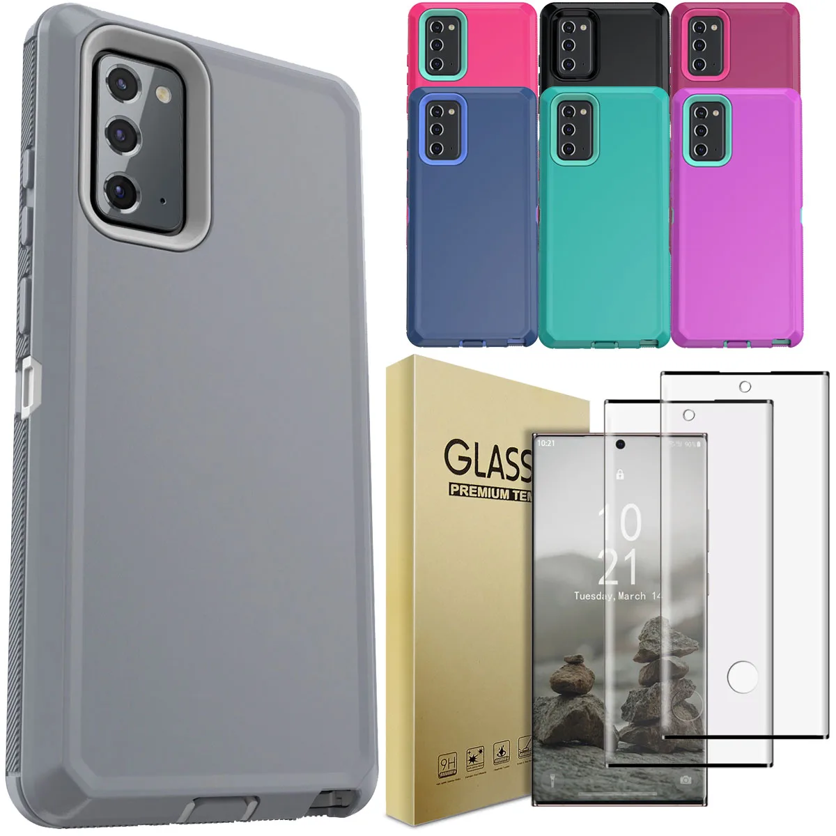 Чехол для телефона Samsung Galaxy Note20 Note20 Ultra, противоударный чехол и 2 шт., защитные пленки из закаленного стекла, удобный прозрачный чехол
Чехол для телефона Samsung Galaxy Note20 Note20 Ultra, противоударный чехол и 2 шт., защитные пленки из закаленного стекла, удобный прозрачный чехол