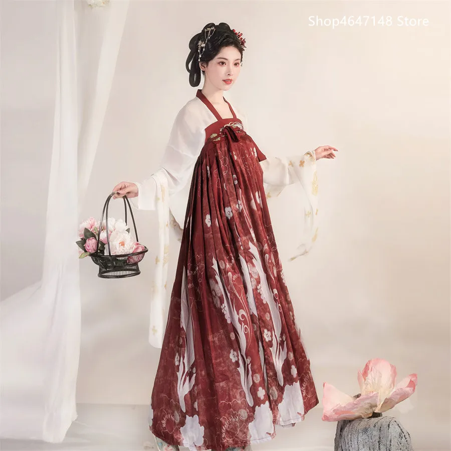 Оригинальное платье Hanfu с вышивкой принцессы, традиционное женское платье Hanfu, красивая одежда династии танцев
Оригинальное платье Hanfu с вышивкой принцессы, традиционное женское платье Hanfu, красивая одежда династии танцев