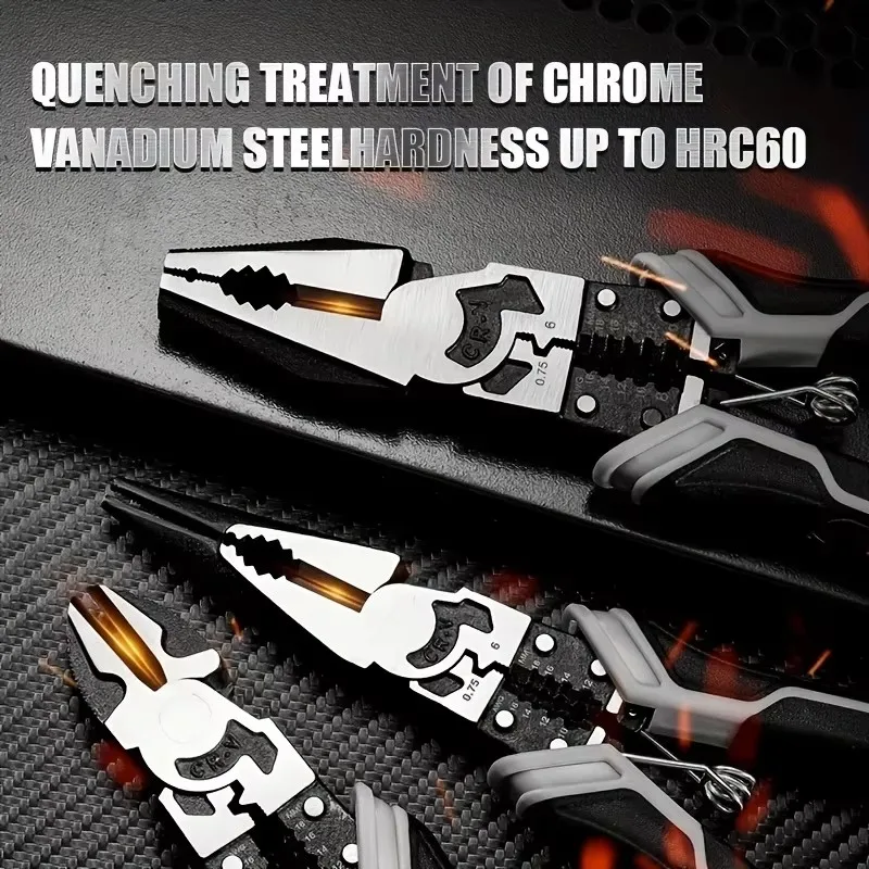 Multifunctional Universal Diagonal Pliers Needle Nose Pliers Hardware Tools Universal Wire Cutters Electrician Hand Tool
Multifunctional Universal Diagonal Pliers Needle Nose Pliers Hardware Tools Universal Wire Cutters Electrician Hand Tool