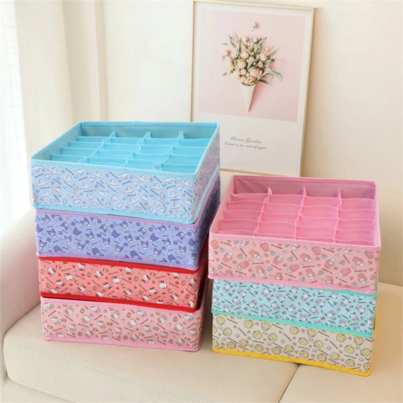 Kawaii Sanrio Hello Kitty Kuromi Anime Underwear Storage Box Cinnamoroll My Melody Underwear Sorting Box Tide Gift for Kids
Kawaii Sanrio Hello Kitty Kuromi Anime Underwear Storage Box Cinnamoroll My Melody Underwear Sorting Box Tide Gift for Kids
