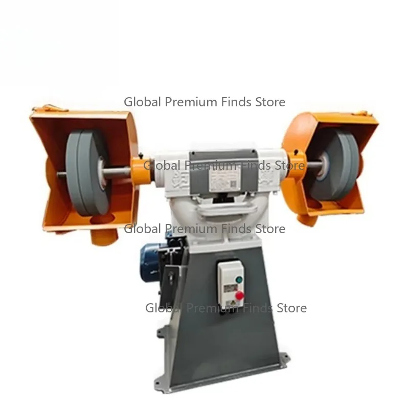 Metal Manual Vertical Polishing and Buffing Machine, Multi-function Surface Finisher for Metal Wood Aluminum