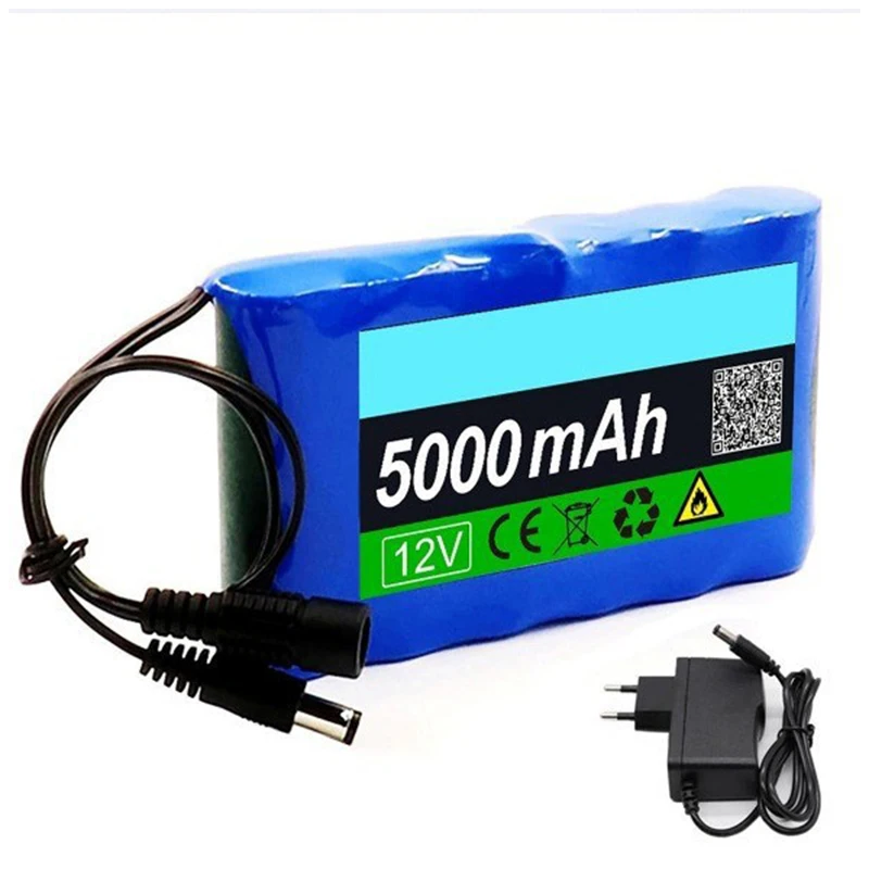 Rechargeable Battery 12V 50000mah Lithium Battery Pack Capacity DC 12.6V 50Ah CCTV Camera Monitor with Charger
Rechargeable Battery 12V 50000mah Lithium Battery Pack Capacity DC 12.6V 50Ah CCTV Camera Monitor with Charger