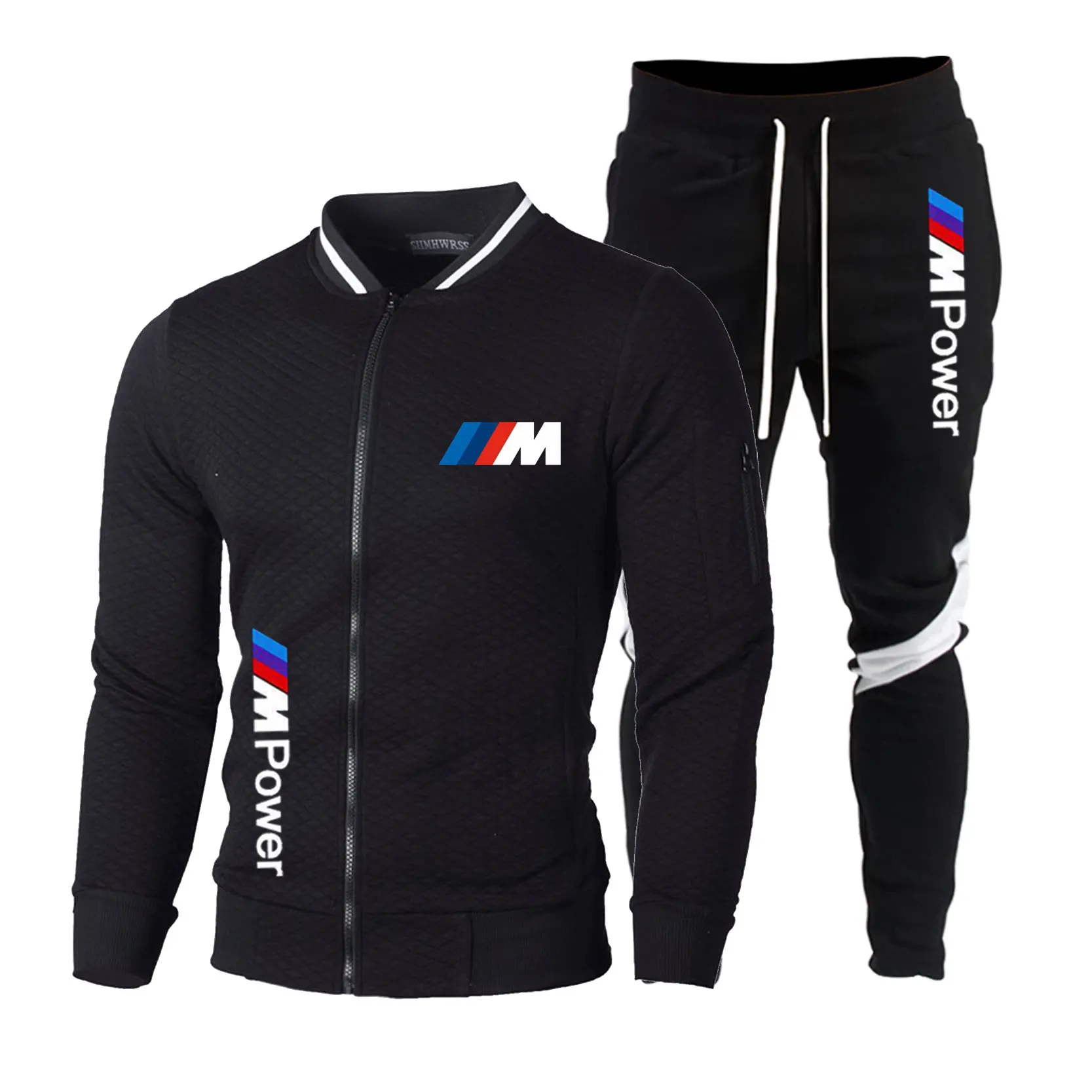 BMWNew Men's Set Sports Fashion Brand Set Full Panel Zipper Sweatshirt+Men's Sweatpants Set 2-piece Sports Slim Fit
BMWNew Men's Set Sports Fashion Brand Set Full Panel Zipper Sweatshirt+Men's Sweatpants Set 2-piece Sports Slim Fit