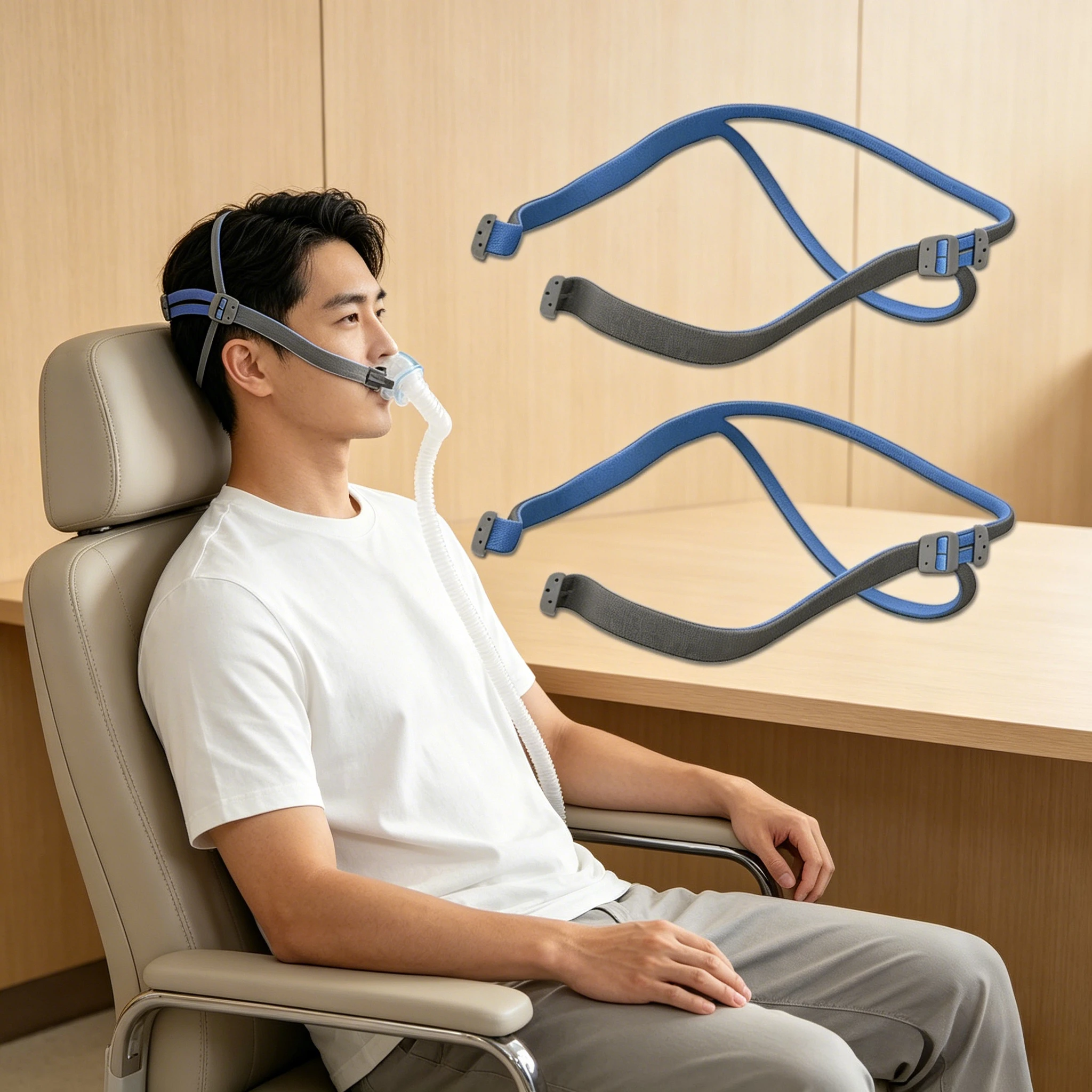 1-2pcs Headgear Strap CPAP Mask Straps Elastic Adjustment Headband Replacement Headgear For Airfit P10 Nasal Pillow Mask Band
1-2pcs Headgear Strap CPAP Mask Straps Elastic Adjustment Headband Replacement Headgear For Airfit P10 Nasal Pillow Mask Band