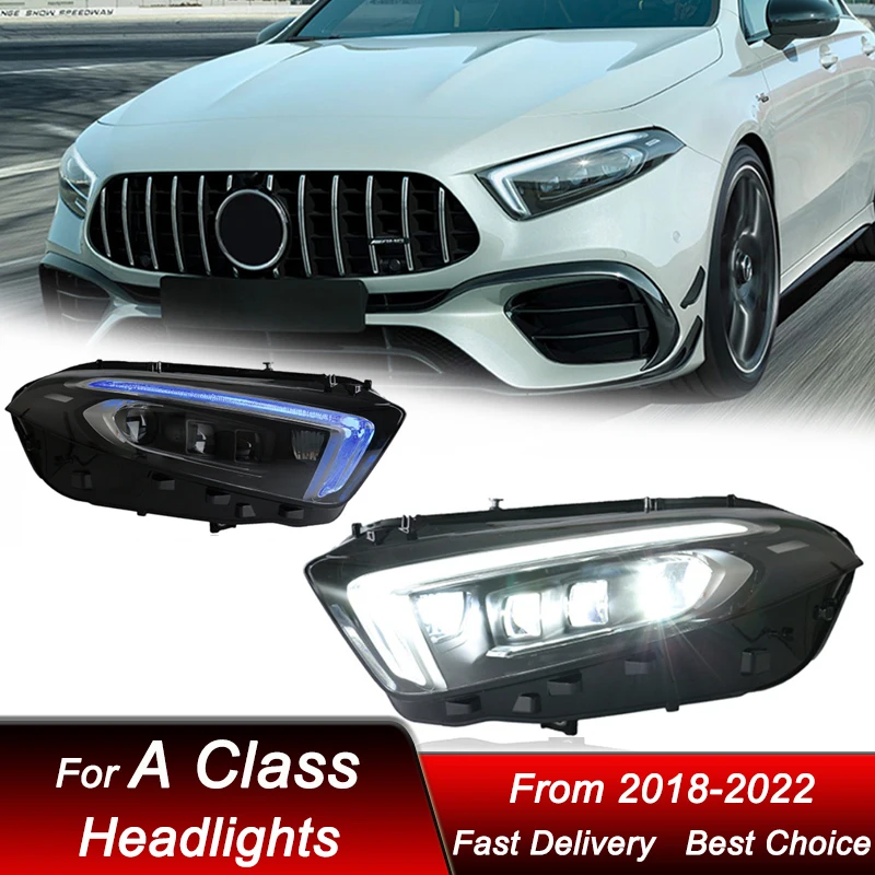 Поп-автомобильные фары для Mercedes-Benz A CLASS W177 2018-2022 для высокого стиля, светодиодные автомобильные фары в сборе, аксессуары для линз проектора
Поп-автомобильные фары для Mercedes-Benz A CLASS W177 2018-2022 для высокого стиля, светодиодные автомобильные фары в сборе, аксессуары для линз проектора