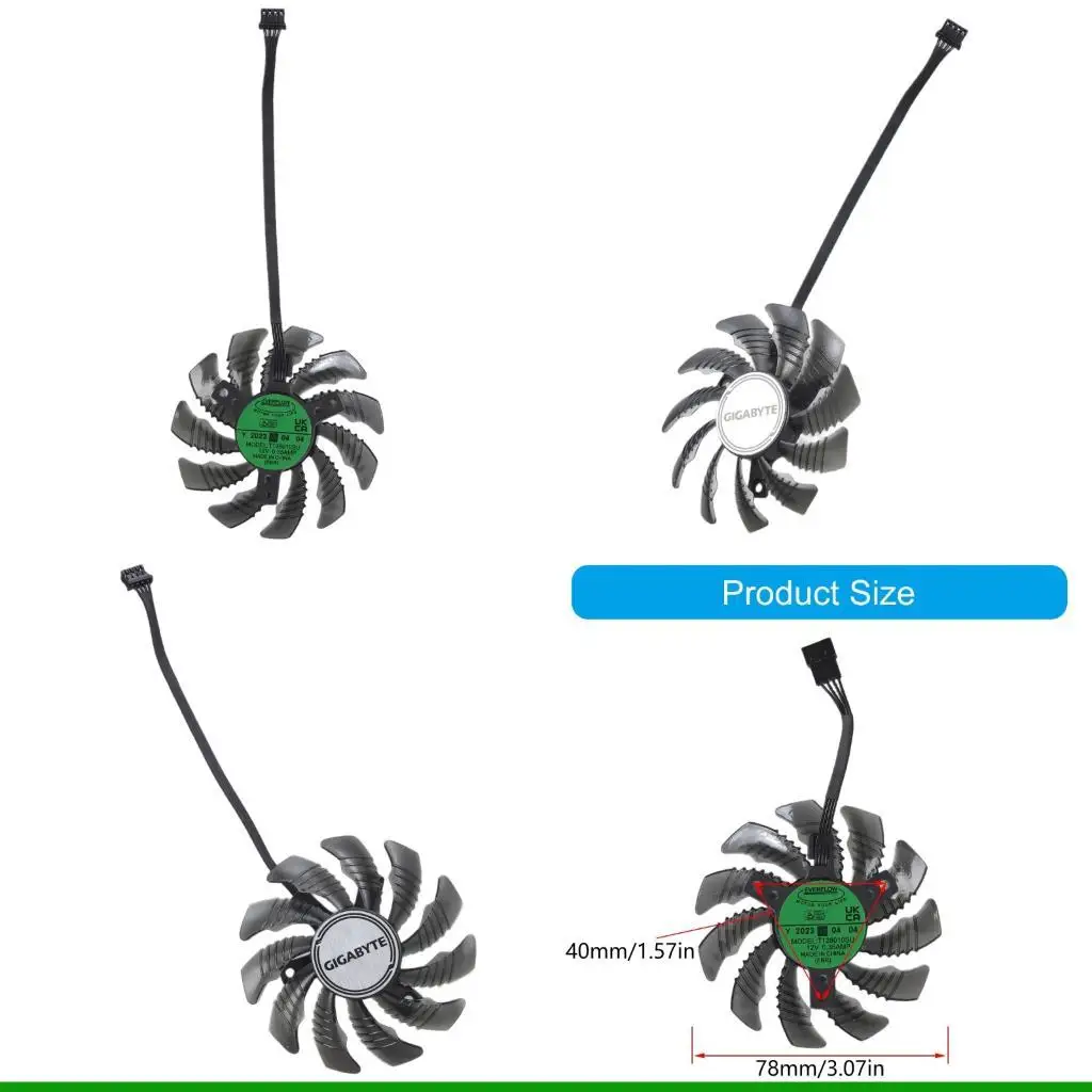 U55C Coolers Fan for 3050 3060 3060TI GAMING OC VGA Fan Graphics Card Cooling Fan 12V 4Pin
U55C Coolers Fan for 3050 3060 3060TI GAMING OC VGA Fan Graphics Card Cooling Fan 12V 4Pin