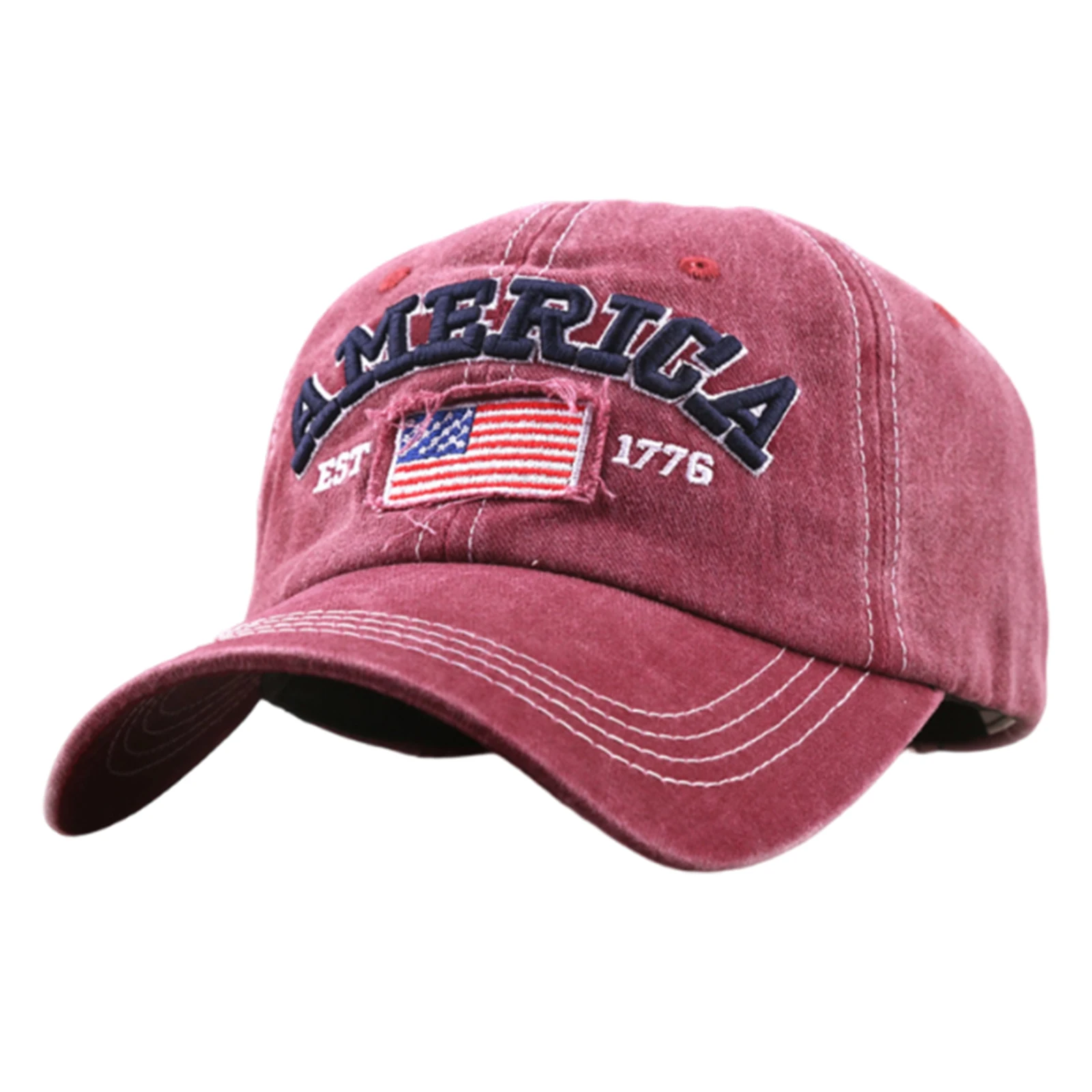 Embroidered American Independence Day Flag Baseball Cap Unisex Patriotic-Themed Fashion Casual Outdoor Sun Visor Hat
Embroidered American Independence Day Flag Baseball Cap Unisex Patriotic-Themed Fashion Casual Outdoor Sun Visor Hat
