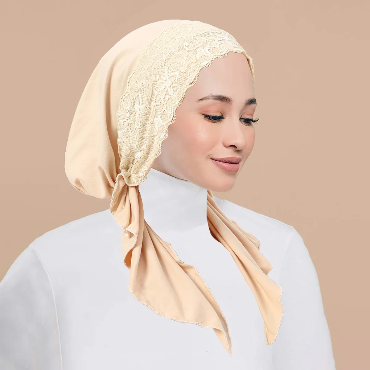 Women Instant Lace Hat Pre-Tied Turban Inner Hijab Headscarf Muslim Elastic Chemo Cap Hair Loss Bonnet Beanies Wrap Bandanas New
Women Instant Lace Hat Pre-Tied Turban Inner Hijab Headscarf Muslim Elastic Chemo Cap Hair Loss Bonnet Beanies Wrap Bandanas New