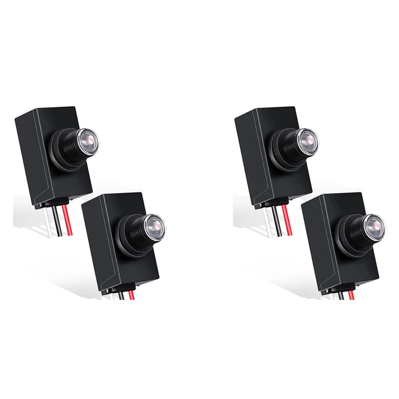 N04R 4 Pieces Dusk To Dawn Sensor For Outdoor Lighting 120-277V Photoelectric Switch Photocell Light Sensor
N04R 4 Pieces Dusk To Dawn Sensor For Outdoor Lighting 120-277V Photoelectric Switch Photocell Light Sensor