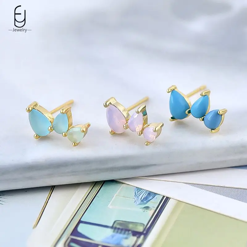925 Sterling Silver Ear Needle Exquisite Water Drop Zircon Stud Earrings for Women Fashion Piercing Earrings Luxury Jewelry
925 Sterling Silver Ear Needle Exquisite Water Drop Zircon Stud Earrings for Women Fashion Piercing Earrings Luxury Jewelry