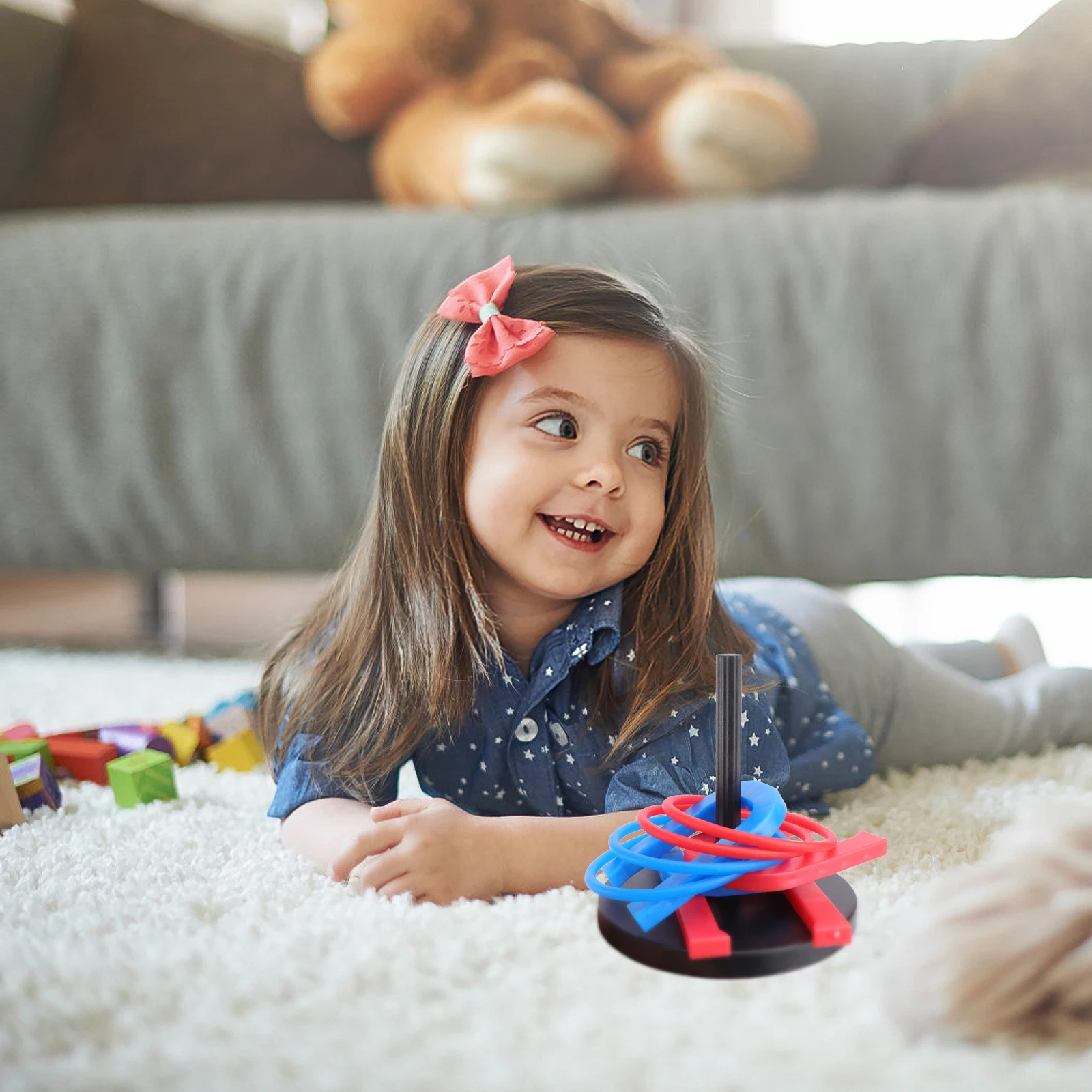 3 Set Kids Throwing Rings Children Toss Puzzle Game Circular Bright Color Safe Soft Material Play Improves Motor
3 Set Kids Throwing Rings Children Toss Puzzle Game Circular Bright Color Safe Soft Material Play Improves Motor