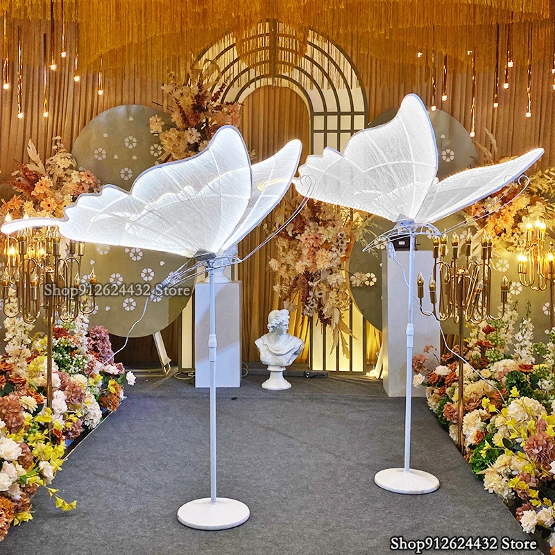 2 Pieces Of Luminous Butterflies,Wedding Party LED Road Lights, Stage Luminous Electric Iron Decoration Ornaments Wedding Outdoo
2 Pieces Of Luminous Butterflies,Wedding Party LED Road Lights, Stage Luminous Electric Iron Decoration Ornaments Wedding Outdoo