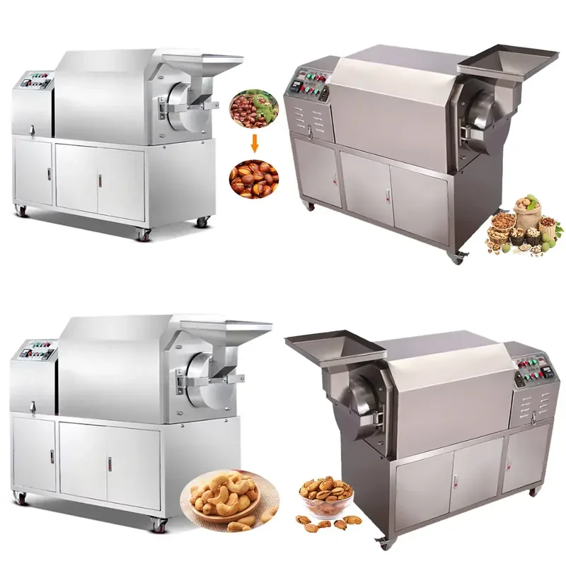 SFW Certificate Electric Type Commercial Automatic Cashew Cocoa Cacao Bean Toaster Equipment Plant Pistachio Peanut
SFW Certificate Electric Type Commercial Automatic Cashew Cocoa Cacao Bean Toaster Equipment Plant Pistachio Peanut