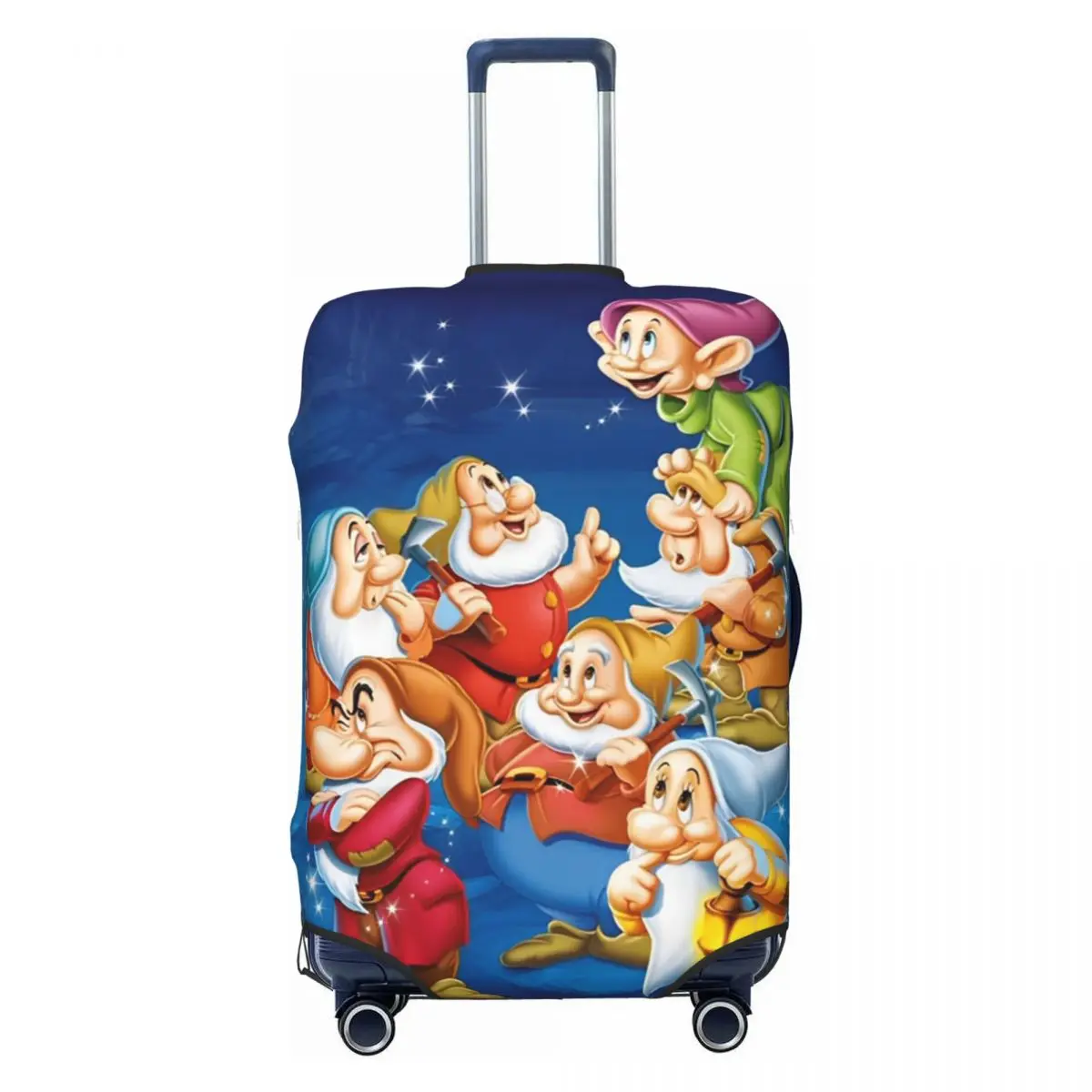 Чехол для дорожного чемодана с изображением Белоснежки и семи гномов, пылезащитный, подходит для чемоданов 18-32 дюймов
Чехол для дорожного чемодана с изображением Белоснежки и семи гномов, пылезащитный, подходит для чемоданов 18-32 дюймов