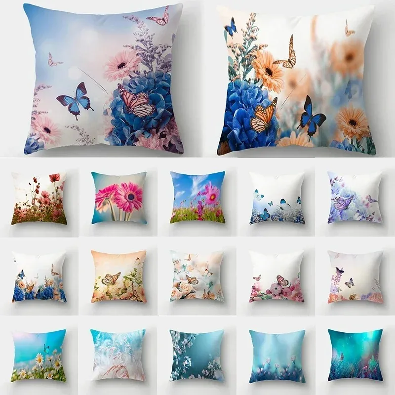 Charm Butterfly Pillowcase Sofa Car Lumbar Pillowcase Home Decoration Flower Landscape Cushion Cover
Charm Butterfly Pillowcase Sofa Car Lumbar Pillowcase Home Decoration Flower Landscape Cushion Cover