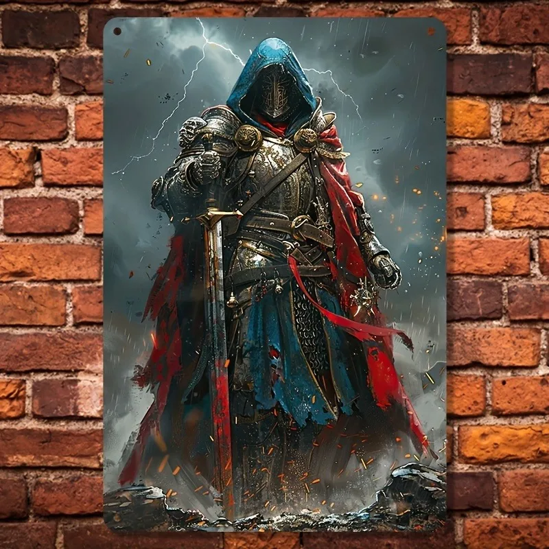 Vintage-Style Knight Eternal Guardian Metal Aluminum Wall Hanging Sign, Art Decorative Plaque, Multipurpose Wall Decor for Home
Vintage-Style Knight Eternal Guardian Metal Aluminum Wall Hanging Sign, Art Decorative Plaque, Multipurpose Wall Decor for Home