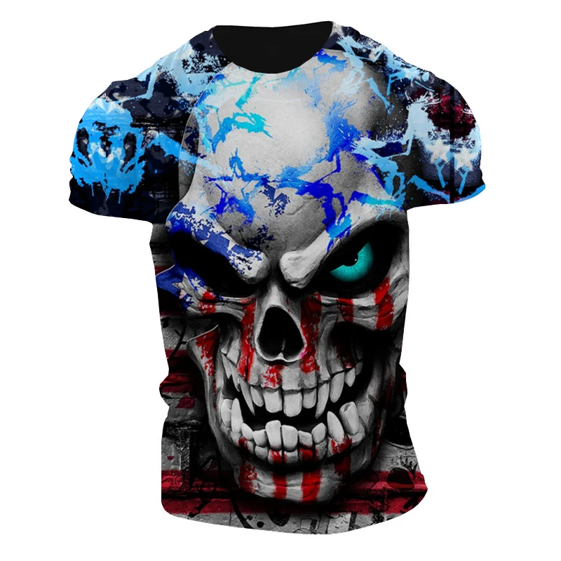 Skull Horror Halloween Man Tops Male Clothing Casual Tee y2k Clothing Skull Theme 3d Print Men Cool Street T-shirts Short Sleeve
Skull Horror Halloween Man Tops Male Clothing Casual Tee y2k Clothing Skull Theme 3d Print Men Cool Street T-shirts Short Sleeve