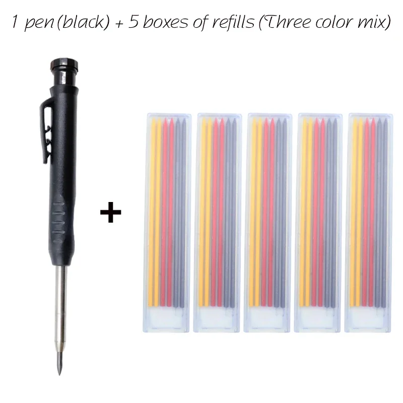 Твердый плотницкий карандаш с точилкой, механические карандаши, деревообрабатывающий строительный карандаш, сменный маркер, длинный нос 
Твердый плотницкий карандаш с точилкой, механические карандаши, деревообрабатывающий строительный карандаш, сменный маркер, длинный нос