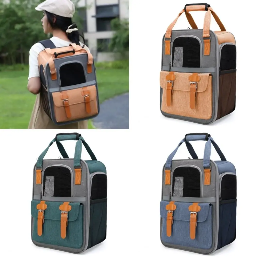 Canvas Cat Transport Bag Mesh Adjustable Straps Dog Carrier Backpack Large Capacity Breathable Back Bag Outdoor Supplies
Canvas Cat Transport Bag Mesh Adjustable Straps Dog Carrier Backpack Large Capacity Breathable Back Bag Outdoor Supplies