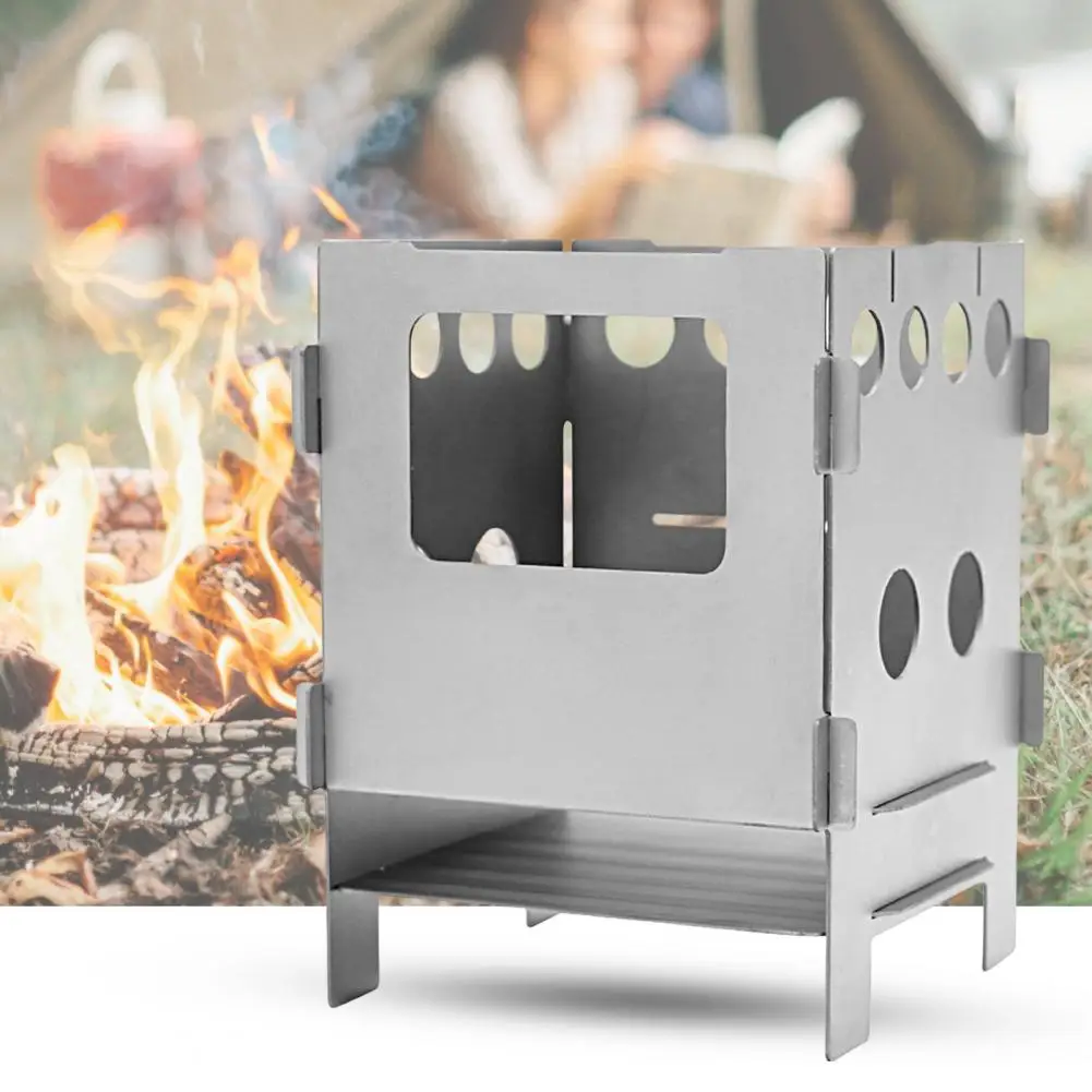 Outdoor Stove Practical Corrosion-resistant Silver Color High Durability Wood Burning Stove Camping Supplies
Outdoor Stove Practical Corrosion-resistant Silver Color High Durability Wood Burning Stove Camping Supplies