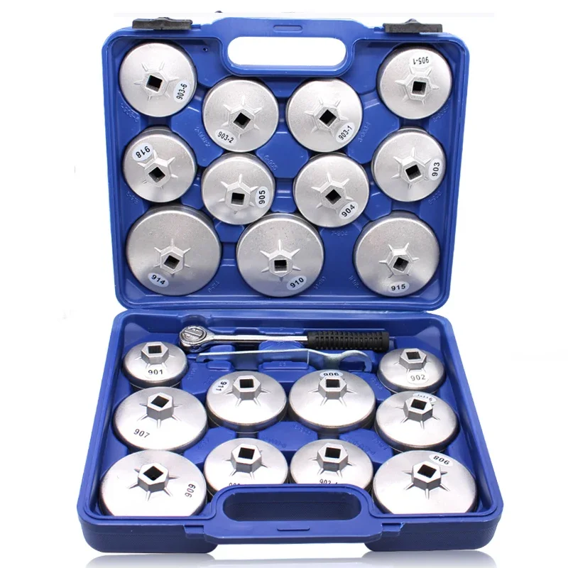 Set Auto Oil Filter Wrench Kit Cap Type Oil Filter Wrench Set Car Filters Spanner Vehicle Repair Tools Aluminum
Set Auto Oil Filter Wrench Kit Cap Type Oil Filter Wrench Set Car Filters Spanner Vehicle Repair Tools Aluminum