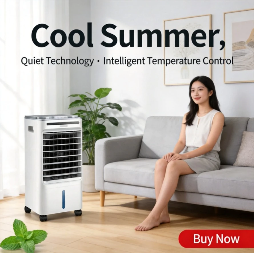 220V Portable Single Cooling Evaporative Water Air Cooler With Water Tank Household Cooling Fan For Home Indoor Use
220V Portable Single Cooling Evaporative Water Air Cooler With Water Tank Household Cooling Fan For Home Indoor Use