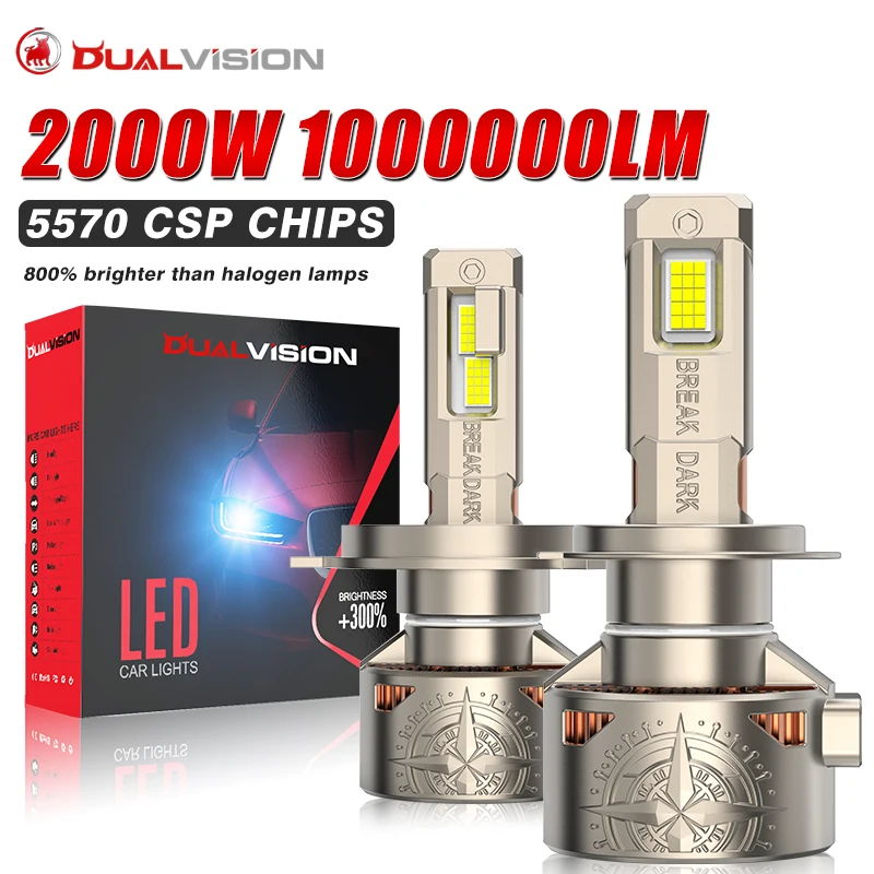 H7 H4 H11 LED Headlight High Power CSP Canbus H1 H8 H9 9005 HB3 9006 HB4 9012 HIR2 2000W 1000000LM Turbo Lamp 6000K Car Light 12
H7 H4 H11 LED Headlight High Power CSP Canbus H1 H8 H9 9005 HB3 9006 HB4 9012 HIR2 2000W 1000000LM Turbo Lamp 6000K Car Light 12
