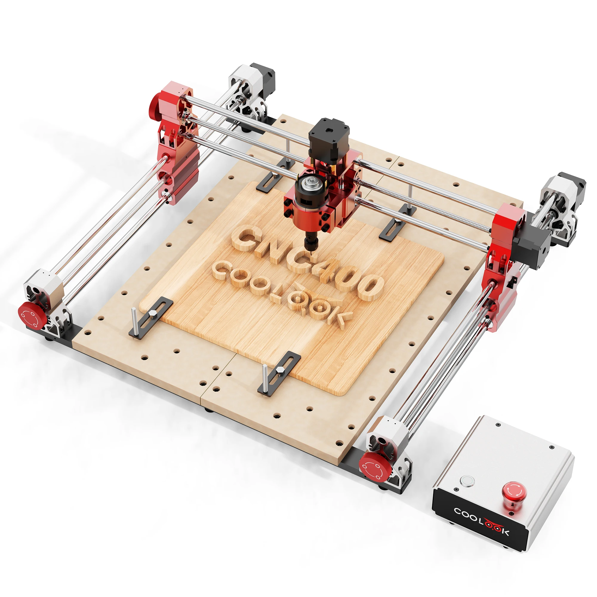 COOLOOK CNC400 GRBL Open-Source CNC Laser Engraver Cutting Machine 400x400x50mm Work Area MDF Solid Wood Carbon Compatible
COOLOOK CNC400 GRBL Open-Source CNC Laser Engraver Cutting Machine 400x400x50mm Work Area MDF Solid Wood Carbon Compatible