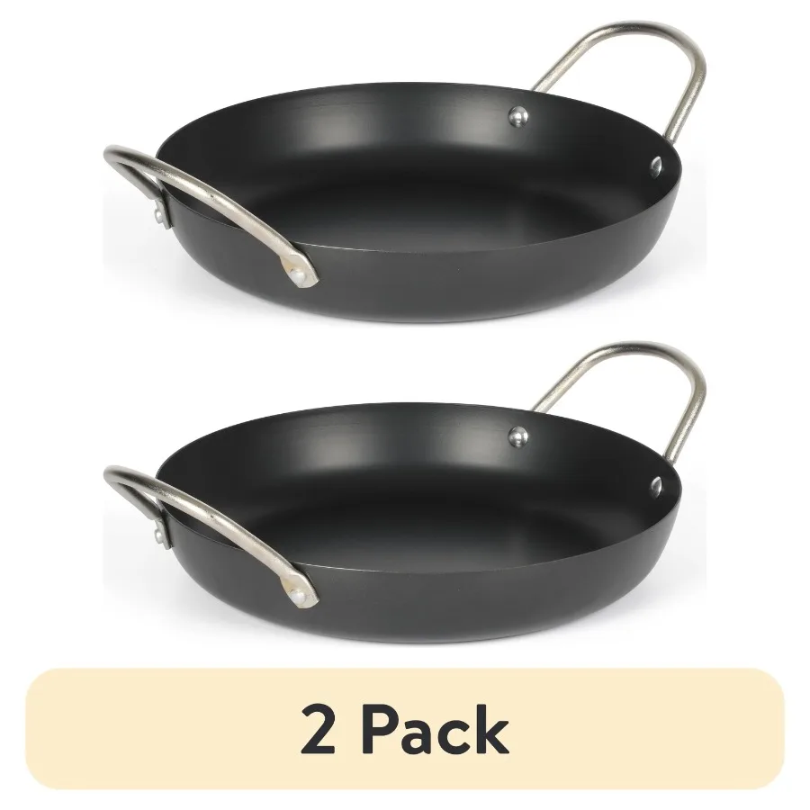 2 pack Smithfire 11-inch Carbon Steel Paella Fry Pan
2 pack Smithfire 11-inch Carbon Steel Paella Fry Pan