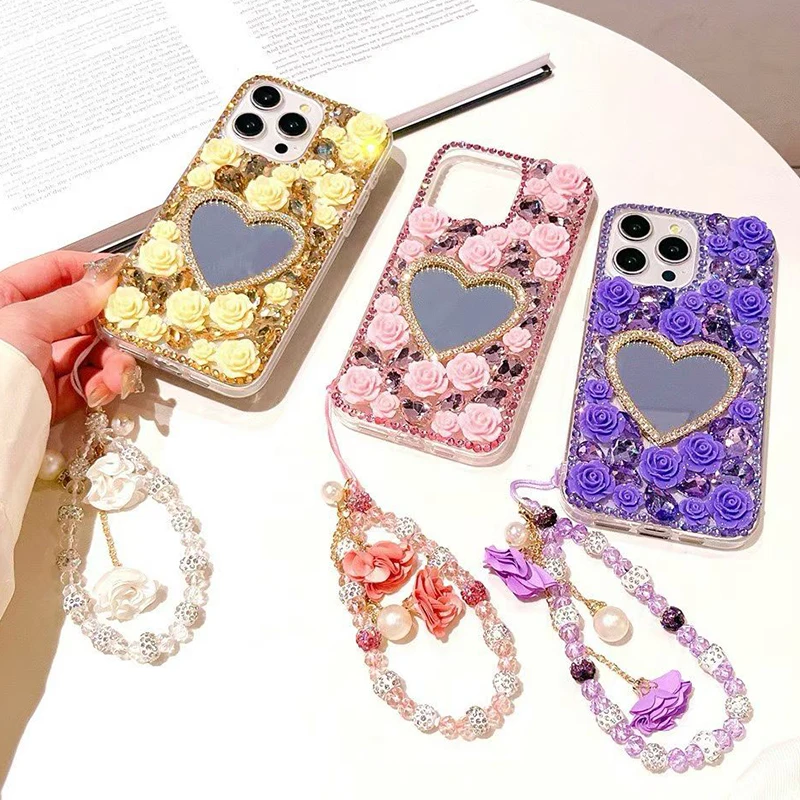 Luxury Glitter Love Mirror Case For iPhone 17 ProMax Air 16 Pro 15 Plus 14 13 MINI 12 11 Pro Max Half Wrapped Cover
Luxury Glitter Love Mirror Case For iPhone 17 ProMax Air 16 Pro 15 Plus 14 13 MINI 12 11 Pro Max Half Wrapped Cover
