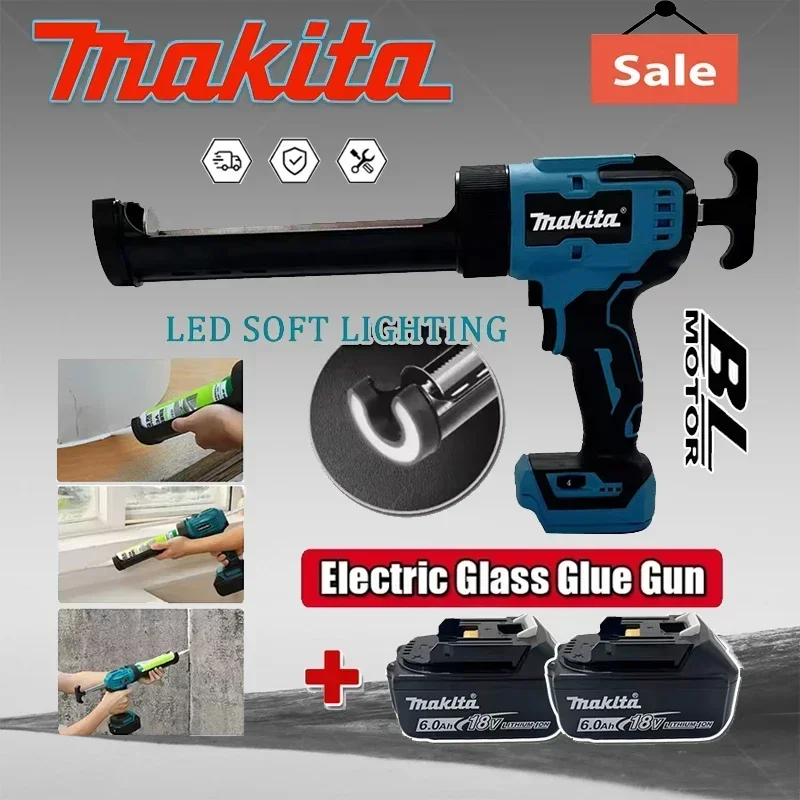 Makita Electric Glass Glue Gun Wireless Glass Doors Windows Filling Sewing Gun Cement Glass Adhesive Glue Seal Sealant Tool
Makita Electric Glass Glue Gun Wireless Glass Doors Windows Filling Sewing Gun Cement Glass Adhesive Glue Seal Sealant Tool